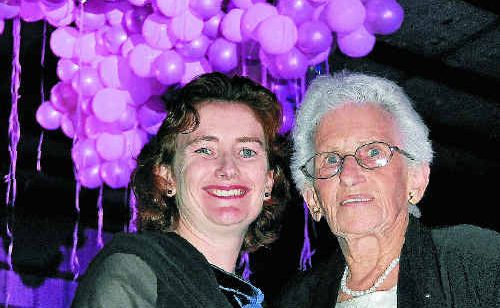 State Minister for Finance Rachel Nolan with her grandmother Gene Shelley at the ball on Saturday night. State Minister for Finance Rachel Nolan with her grandmother Gene Shelley at the ball on Saturday night.